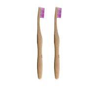 Dr Botanicals Paquet D'économies Jumeaux De Brosses À Dents En Bambou Violet