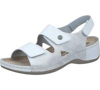 Dr. Brinkmann Sandales compensées pour femme 710221-03 - Largeur : 36 EU, Blanc., 36 EU Large