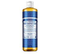 Dr. Bronner's Gel Menthe poivrée Savon de Castille pur 18-en-1 475 ml