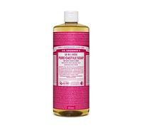 Dr. Bronner's Savon liquide de Castille pur Rose Bio 18-en-1 945 ml