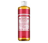 Dr. Bronner's Savon liquide Castille Rose Bio 475 ml