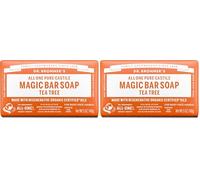 Dr. Bronner's Magic Soaps, Savon de Castille pur, Arbre de thé Tout-Un chanvre, 5 oz (140 g) (Lot de 2)