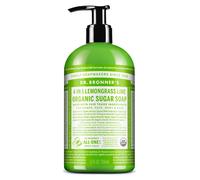 Dr. Bronner's Gel Citronnelle et citron vert Savon au sucre bio Shikakai 355 ml