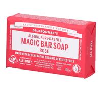 Dr. Bronner's Rose Pure-Castile Magic Bar Soap Savon 140 g