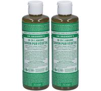 DR BRONNER'S savon liquide amande Savon Liquide 2x240 ml