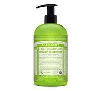 Dr. Bronner's Gel Citronnelle et citron vert Savon au sucre bio Shikakai 709 ml
