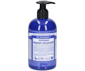 DR. BRONNER'S Savon liquide Menthe poivrée flacon-pompe 355 ml