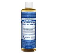 Dr Bronner's Savon liquide pur Castille Menthe poivrée 16 oz/473 ml