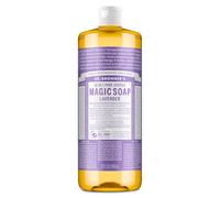 Dr. Bronner's - Savon liquide Pure-Castile (lavande, 32 onces), visage, corps, cheveux, lessive, animaux domestiques et plats, concentré, végétalien