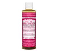 Dr Bronner's Savon Liquide Rose 240 ml - Nettoyant Visage et Corps Bio 18-en-1