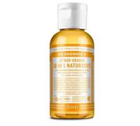 Dr. Bronner's Savon naturel 18 en 1 - Orange citron - Savon liquide biologique - Végétalien - Bio - Gel douche, savon pour les mains, shampooing et bien plus encore - Avec huile de noix de coco,