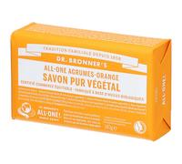 Dr Bronner's Pain De Savon Agrumes Et Orange Visage Et Corps Toutes Peaux 140g