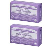 Dr Bronner's Savon Pur Végétal All-One Lavande 2x140 g