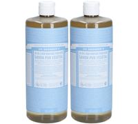 DR.BRONNER'S Savon Pur Végétal liquide 18-en-1 non parfumé pour bébé Liquide 2x945 ml