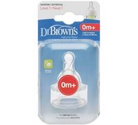 Dr.brown's Niveau 1 Options de tétines standard 2 pièces