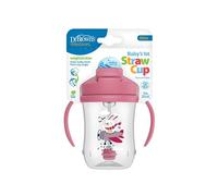 Dr Brown’s Mon Premier Gobelet avec Paille Lapin Rose +6 mois 270ml