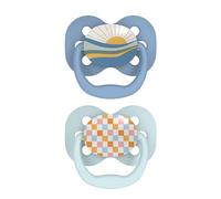 Dr. Brown's Advantage Lot de 2 tétines pour bébé, étape 1, bleu