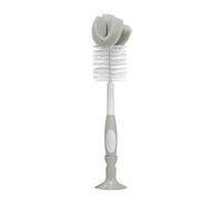 Dr. Brown's Brosse de Nettoyage pour biberon avec éponge, Brosse à récurer et Nettoyeur de tétines, Gris