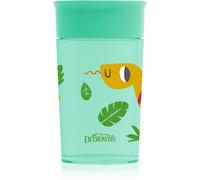 DrBrowns Verre 360 Sans Embouchure Rouge Vert Sans Poignées 300ml