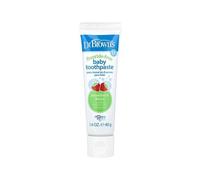 Dr. Brown's, Dentifrice Pour Bébé, Sans Fluorure, 0-3 Ans, Fraise, 40 G