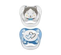 Dr. Brown's - Dr. Brown's Bleue Étape 2 Prevent Animal Bouclier Imprimé Sucette - 2 Pièces