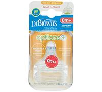 Dr. Brown's Dr Browns Dr Browns Niveau 1 Mamelon Silicone Large Cou, Pièce De 1