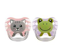 Dr. Brown's Sucette Prevent Animals 0-6m Rose x2