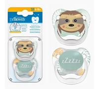 Dr. Brown's - Dr. Brown's Rose Étape 2 Prevent Animal Bouclier Imprimé Sucette - 2 Pièces