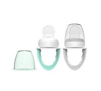 Dr. Brown's Fresh First Lot de 2 mangeoires en silicone Menthe et gris