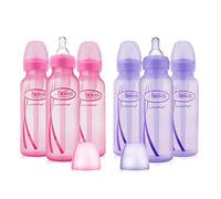 Dr. Brown's Lot de 6 bouteilles pour fille - 3 (236,8 g) - Lavande, 3 (236,8 g) - Rose