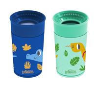 Dr. Brown's Milestones Cheers360 Lot de 2 tasses Bleu et vert 300 ml