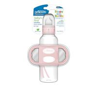 Dr. Brown's Milestones Gourde étroite avec poignées en silicone Rose