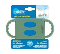 Dr. Brown's Milestones Lot de 1 poignées de biberon 100% silicone col large Vert