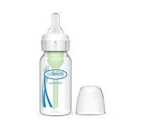 Dr. Brown's Options anti-coliques + biberon étroit, 0 mois + tétine niveau 1 - Biberon pour réduire les coliques (1 paquet), 118 ml