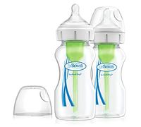 Dr. Brown's Options+ Biberons à col large anti-coliques, 270 ml, lot de 2