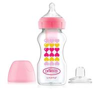 Dr. Brown's Options+ Kit débutant biberon / bec rose 270 ml