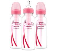 Dr. Brown's Options Lot de 3 bouteilles étroites Rose 227 g