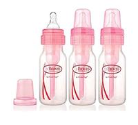 Dr. Brown's Options Lot de 3 bouteilles étroites roses, 118 ml