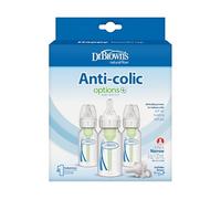 Dr. Brown's Options Plus Lot de 3 tétines à col étroit 120 ml
