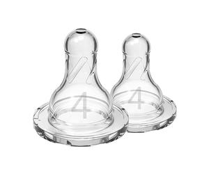 Dr. Brown's Options - Tétine à Bouche Étroite, Transparent, +9 mois