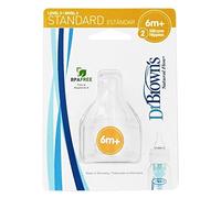 Dr. Brown's Original Nipple, Level 3 (6m+), 2-Pack