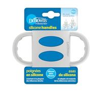 Dr. Brown's Poignées de biberon 100% silicone à col standard, turquoise
