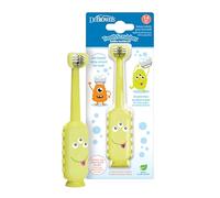 Dr Brown's ToothScrubber Toddler Monster Vert