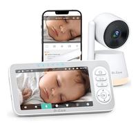 Dr.Care LumiView Plus Babyphone Caméra WiFi 5.5" 2K FHD - App Contrôle, Confidentialité, Batterie 5000mAh, Alertes Bruit & Mouvements, Vision Nocturne HD, Lumière RGB, Portée 390m