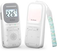 Dr.Care Neo Go Moniteur Audio Portable pour Bébé & Machine à Sons | Aide Sommeil Bébé, 300m Portée, Batterie Jour & Nuit, Clip Portable, VOX, Veilleuse, 8 Berceuses, Alarme Vibrante, Lanière