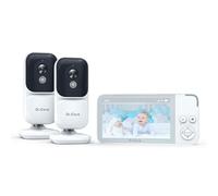 Dr.Care NeoView Babyphone Caméra Vidéo avec 2 Caméras - Écran 3.5", Audio Bidirectionnel, Enregistrement en Boucle, Vision Nocturne, VOX, Capteur de Température, Berceuses, sans Wi-FI, 128 Go
