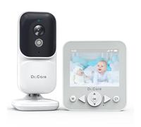 Dr.Care NeoView Babyphone, Moniteur Bébé Vidéo - Écran 2,8", Audio Bidirectionnel, Enregistrement en Boucle Vidéo, Vision Nocturne, Surveillance en Temps Réel/VOX, Capteur de Température, Berceuses