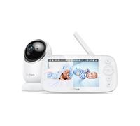 Dr.Care NovaView Babyphone Camera Vidéo - Écran 5” 1080P, Faible Radiation, Batterie 5000mAh, Vision Nocturne, VOX, Zoom 2X/4X, Portée 300m, Audio Bidirectionnel, Pan & Inclinaison, sans WiFi