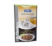 Dr. Clauder's Nourriture humide pour chats Variété Best Pearls en sauce Différentes saveurs 20 x 100 g (lapin et foie)