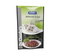 Dr. Clauder's Nourriture humide pour chats Variété Best Pearls en sauce Différentes saveurs 20 x 100 g (poulet et canard)